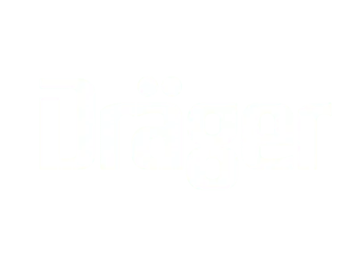 Drager White Logo